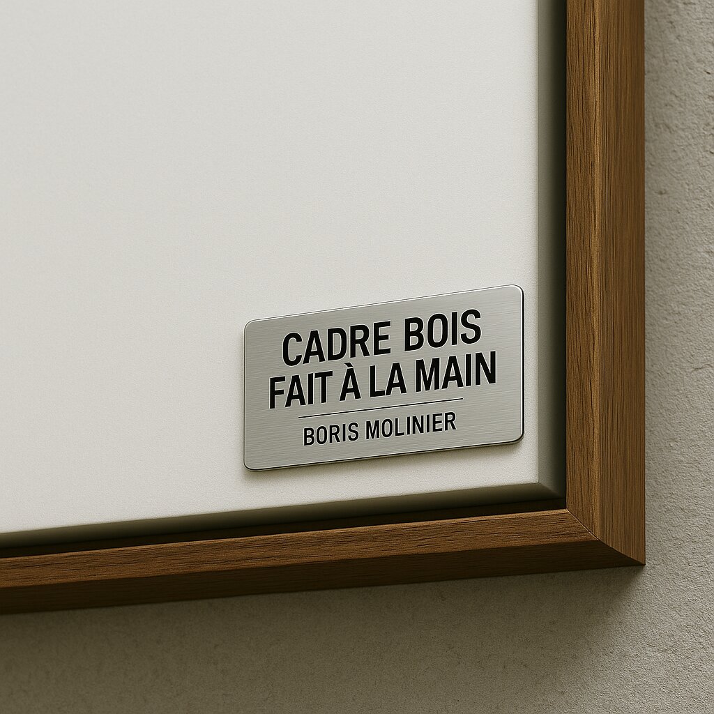 Tirage photo en Caisse Américaine avec Cadre Bois